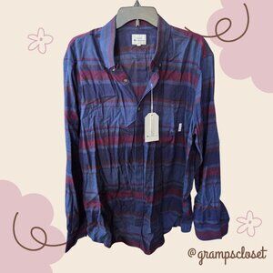 Blue / Red Flannel Shirt